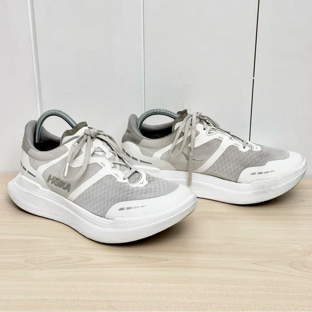 Hoka Unisex Hoka Transport X Shoes In White/White Size W10 / M9